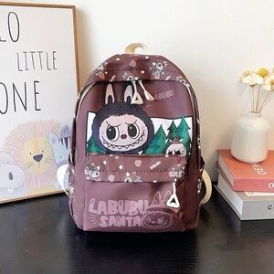 Labubu Light weight Cartoon Backpack for young Kids-School Backpack Kindergarten